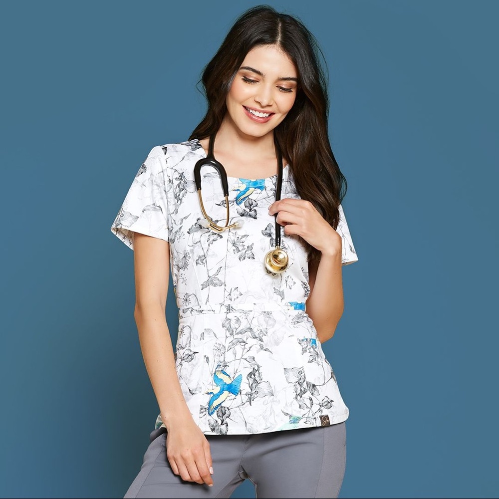 Bundle of TWO Jaanuu Shanti Scrub tops